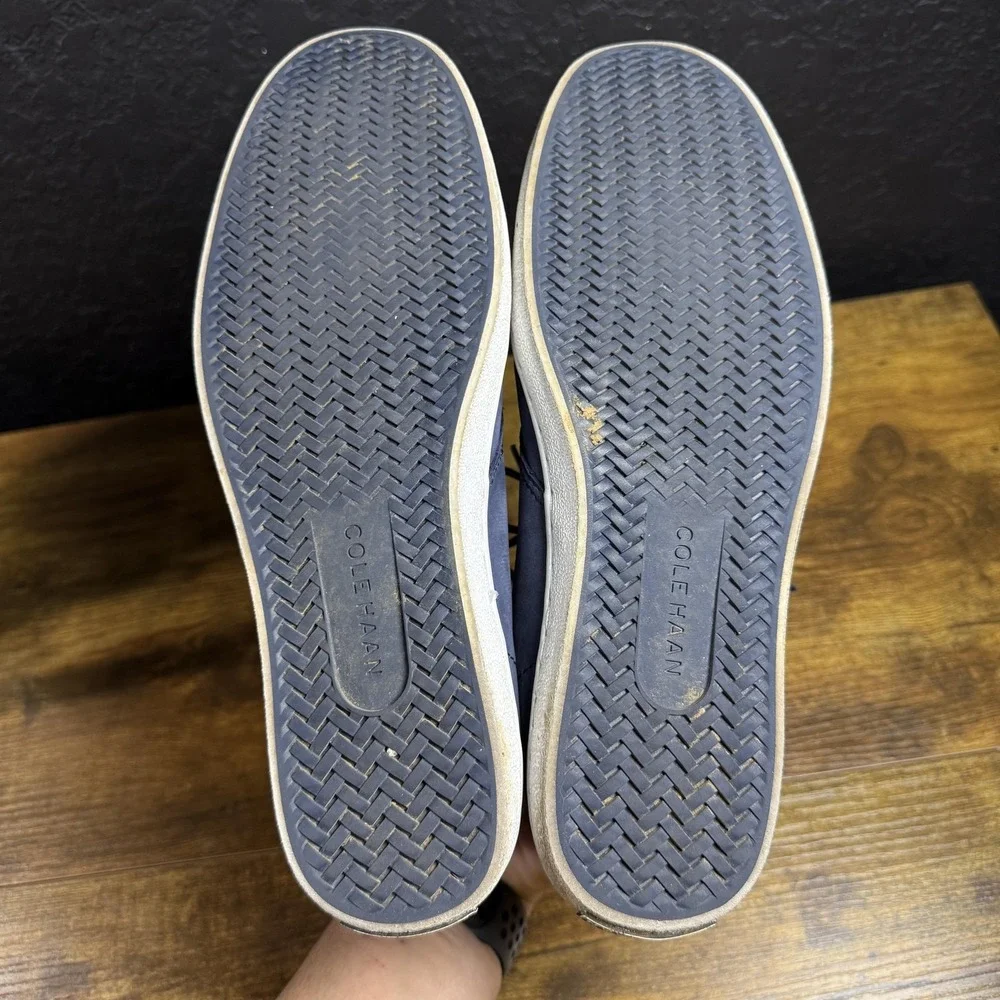 Cole Haan Pinch Maine C21071 Blue Leather Chukka Boots Mens 8.5M